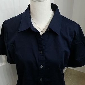 Banana Republic Buttom Up Collard Top